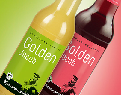 › Etikettengestaltung für Golden Jacob