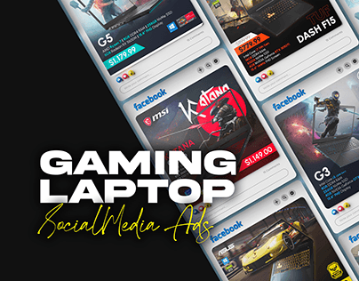 Level Up Your Clicks: Gaming Laptop Ad Design