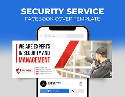 Security Company Facebook Cover Design