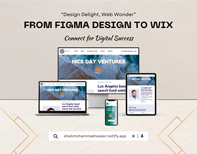 Portfolio Website Design | Figma to Wix
