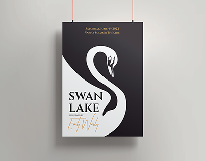 Swan Lake Theatre Poster
