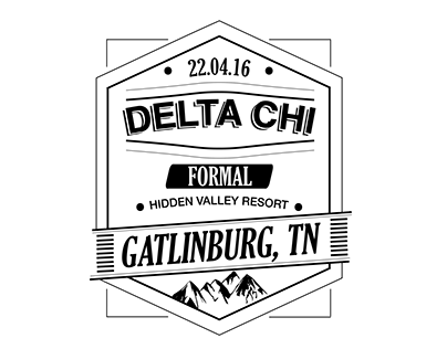 Delta Chi Formal T-Shirt Design