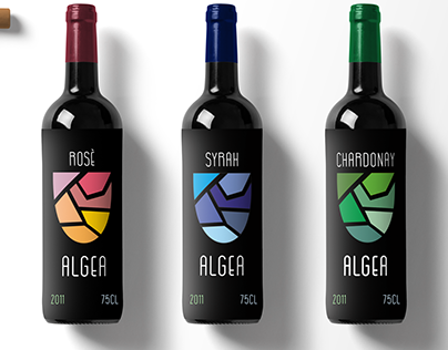 Algea wine branding