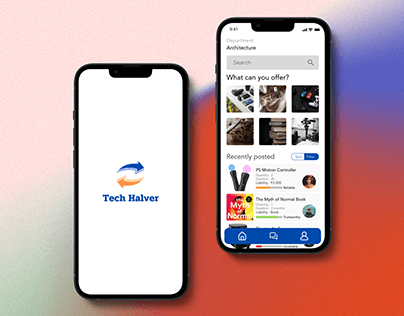Tech Halver - A College Resource Sharing Application