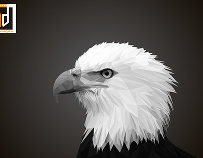 Eagle Low poly Illustration