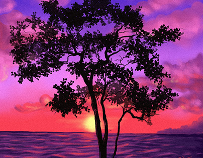 Sunset | Digital painting