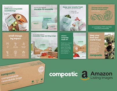 Amazon Listing Images & Storefront - Compostic