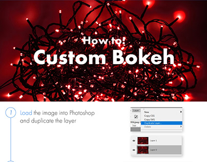 Photoshop Protip: Bokeh with custom shapes