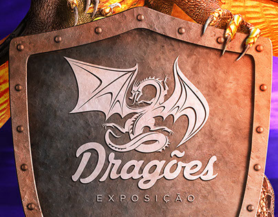 Shopping Santa Úrsula - Cartaz Dragões Exposição