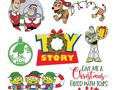 Toy Story Christmas - Cricut File - LightBoxGoodMan