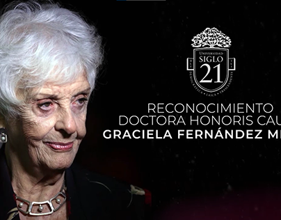Honoris Causa |Graciela Fernández Meijide | Siglo XXI