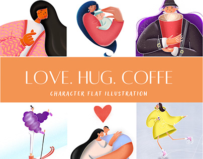 Love. Hug. Coffee