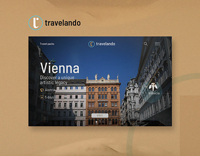Travelando. Web Design Concept