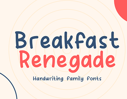 Breakfast Renegade - Family Variable Fonts
