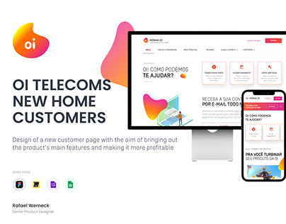 Oi Telecom - Customers page