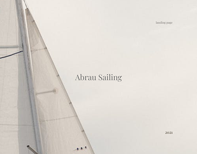 Landing page Abrau Sailing
