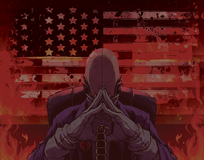 The Cobra Commander - Burning US Flag