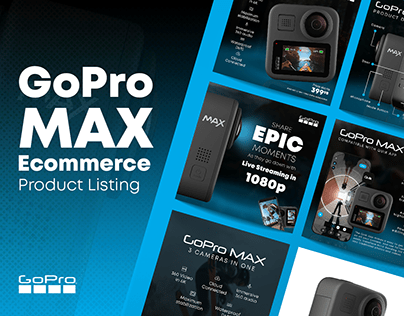 Ecommerce Product Listing: GoPro MAX