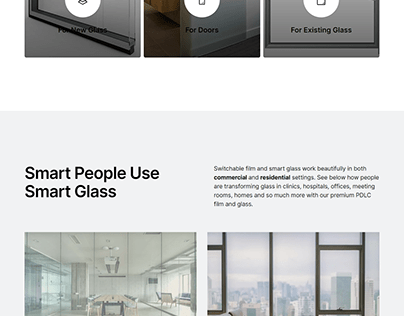 Project thumbnail - Smartglass Homepage