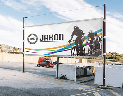 Bike Challenge billboard made for Jakon real estate dev