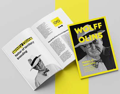 Magazine about Wolff Olins