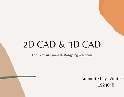 2D CAD & 3D CAD