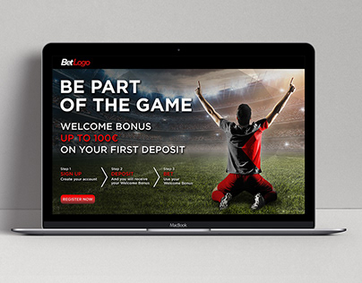 Sport banners landing page template
