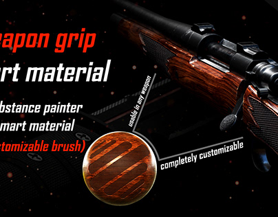 weapon grip smart material_substance painter_vol01