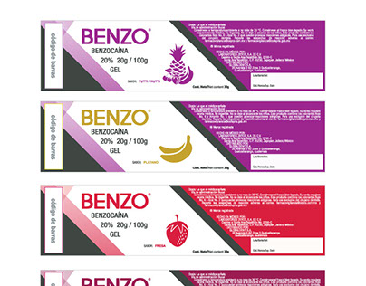 Etiquetas BENZO - ZEYCO