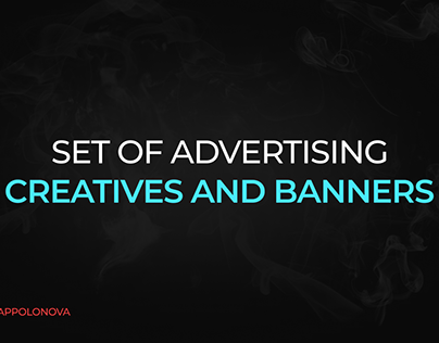 Set if advertising creativer and banners