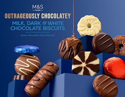 M&S Chocolates Food Photography