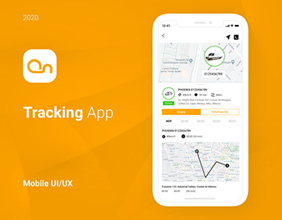 Tracking App - Mobile UI / UX