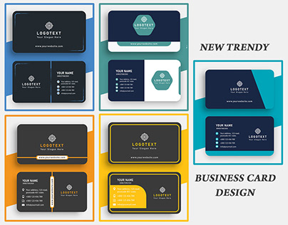 creative modern business card design