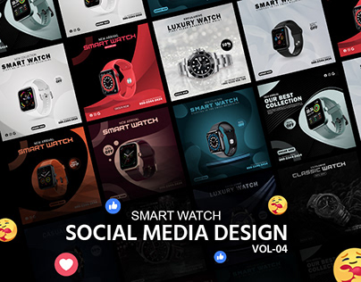 Watch Social Media Poster Design || Vol.4