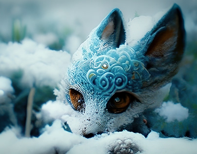 FOXY SNOWY BLUE