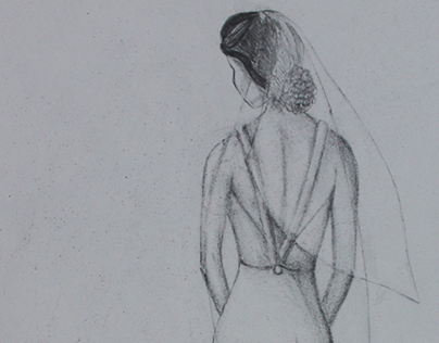 The Lonely Bride - Pencil Sketch