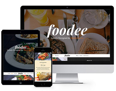 Foodee: Free Restaurant Bootstrap Template