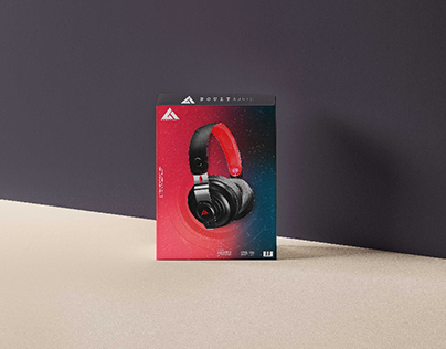 boult audio headphone  packaging design