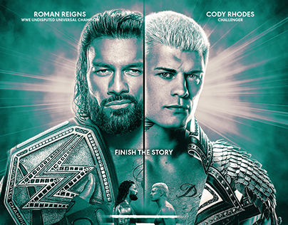 Roman Reigns vs. Cody Rhodes WMXL Alternative Poster