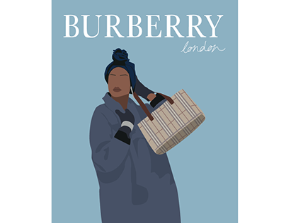 Advertisement Illustration Burberry