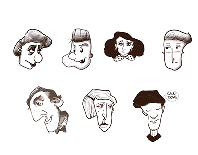 7 different characters