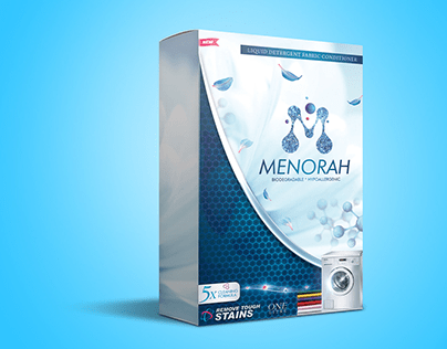 MENORAH Detergent Packaging Design