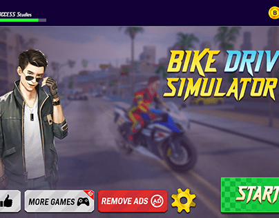 Bike Game UI