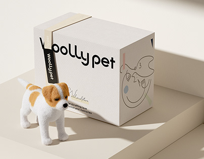《 woolly pet 》品牌设计-羊毛毡定制宠物纪念品
