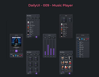 DailyUI - 009 - Music Player
