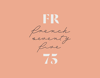 French 75 by Hard Rock — Visual Identity Proposal 3