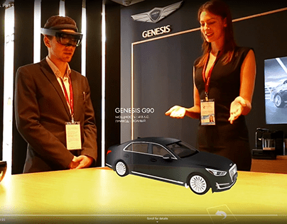 Microsoft HoloLens AR presentation