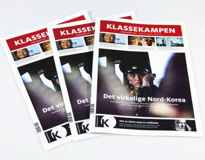 Klassekampen – newspaper design