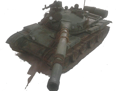 T-62 scale 1-20 (handmade model)