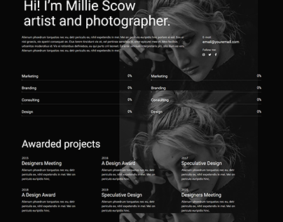 Photographer Website in Marketing